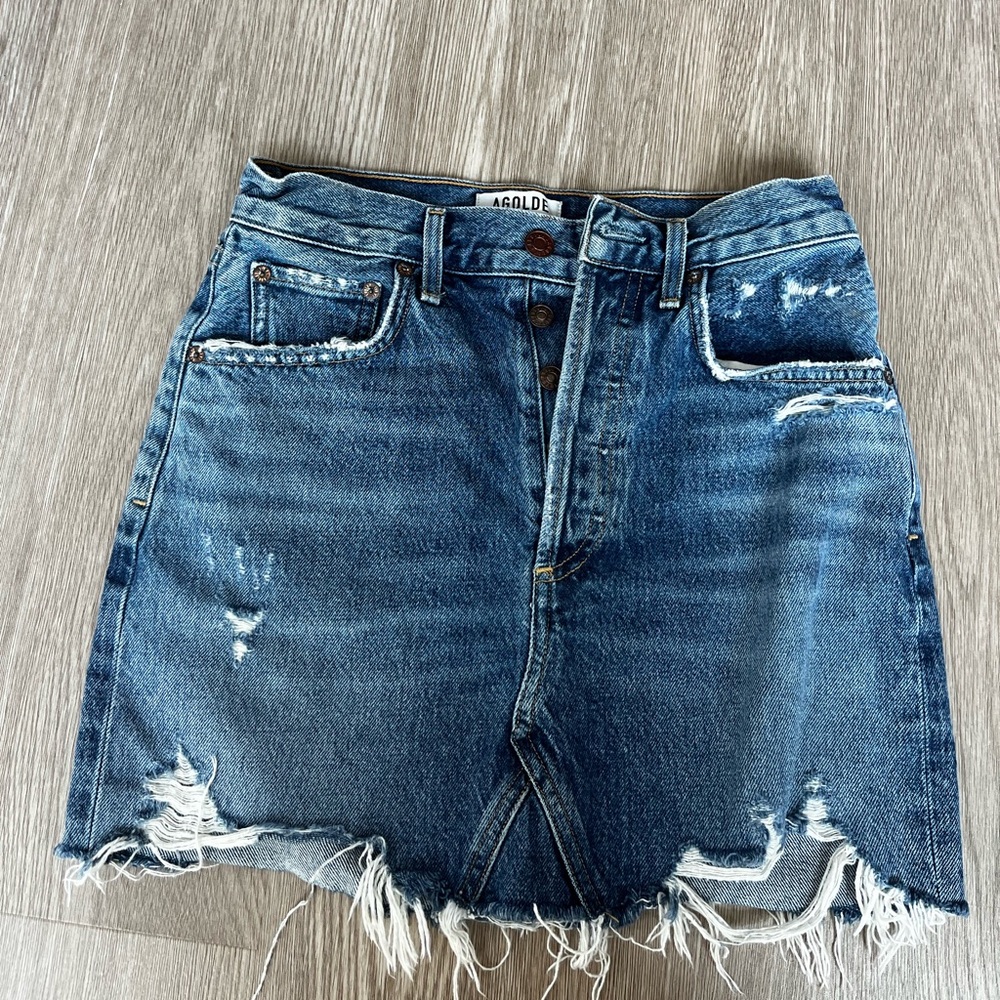 AGOLDE denim skirt size 24